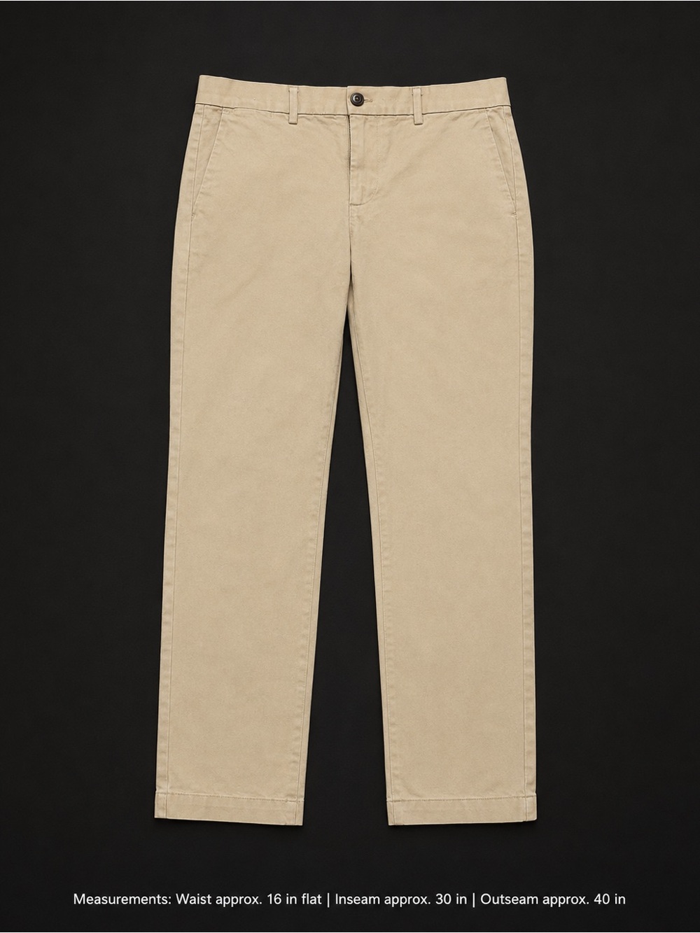 GAP Men’s Skinny Khaki Chino Pants 30x32 Beige Stretch Cotton